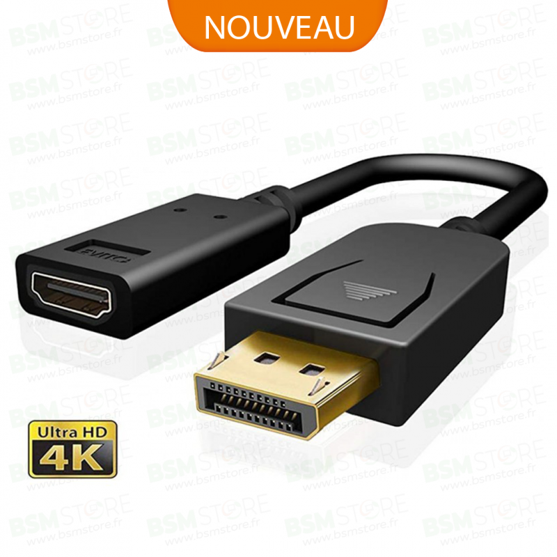 Adaptateur DisplayPort to HDMI 24 cm