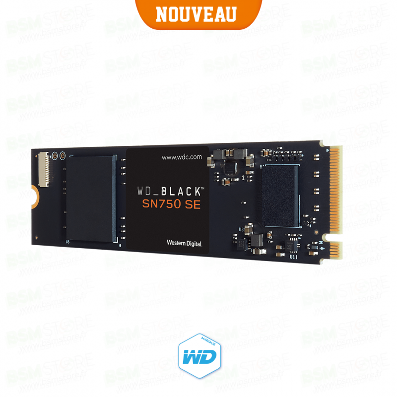 Disque dur SSD Interne WD BLACK SN750 SE NVMe 1 To gaming