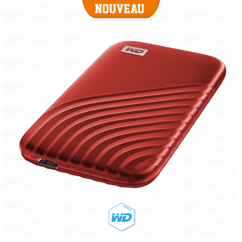 Disque Dur WD externe My Passport SSD 500 Go - Stockage